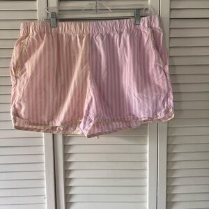 Striped Pink and Orange Shorts